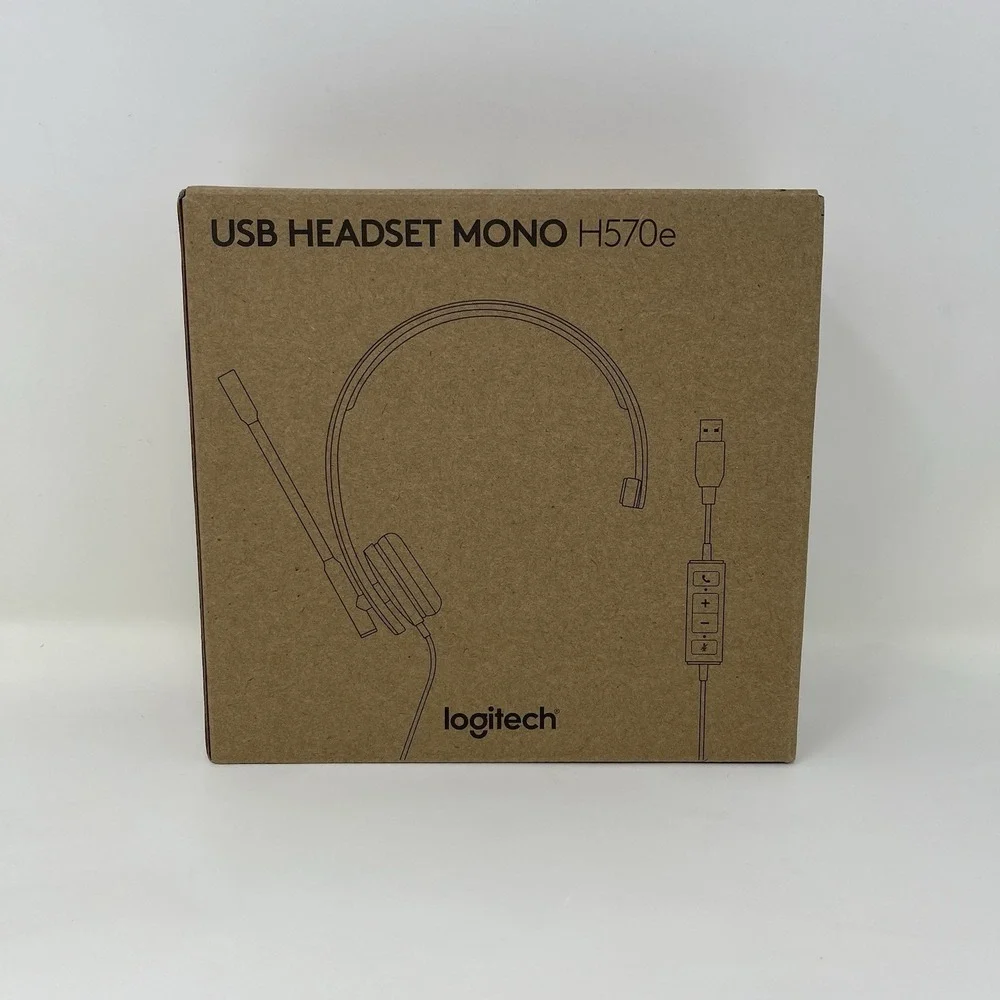 Logitech H570e USB Mono Headset Noise Cancelling Mic H570e Business Headset